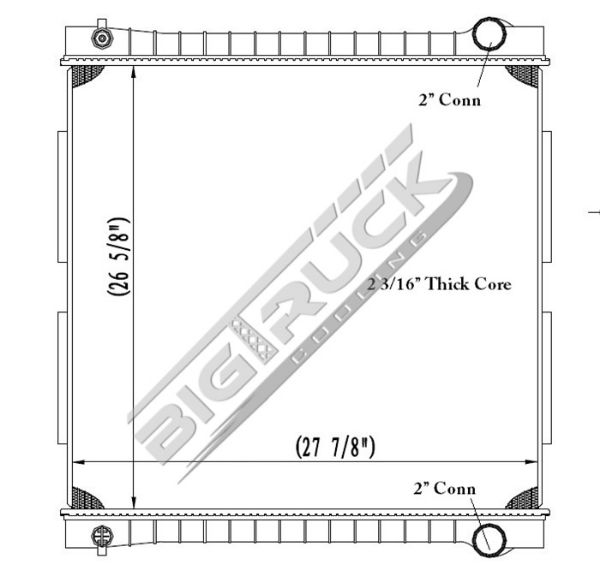 Picture of Ford / Sterling Radiator - Plastic Tank 0437102P