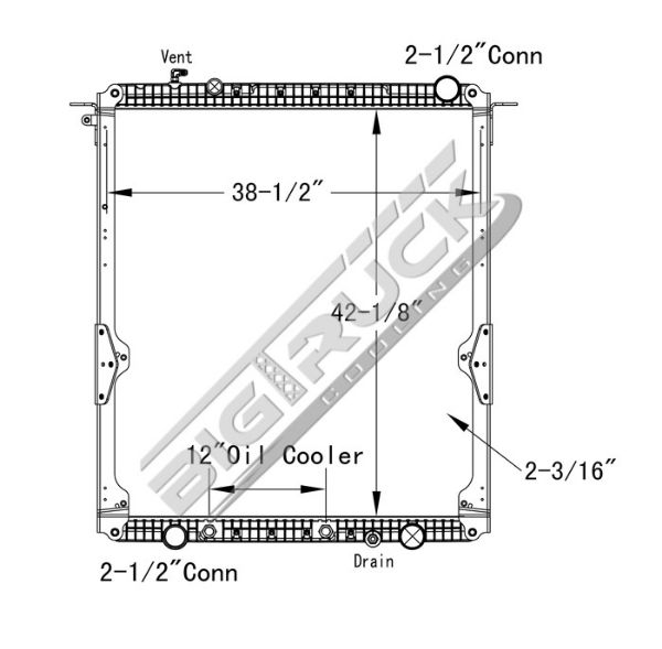 Picture of Freightliner Radiator - Plastic Tank 0437249PF