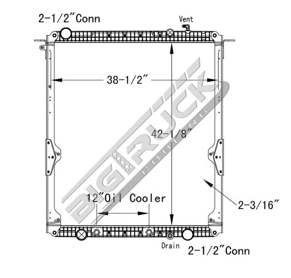 Picture of Freightliner Radiator - Plastic Tank 0437250PF