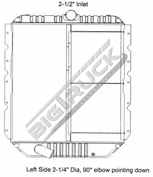 Picture of International Navistar Radiator - Solder On Tank 0437303S