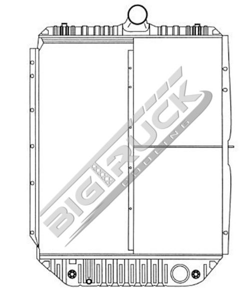 Picture of International Navistar Radiator - Solder On Tank 0437305S
