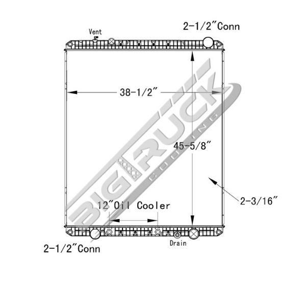 Picture of Freightliner Radiator - Plastic Tank 0437311P