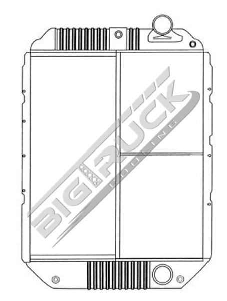 Picture of IC Corporation, International Navistar Radiator - Solder On Tank 0437328S