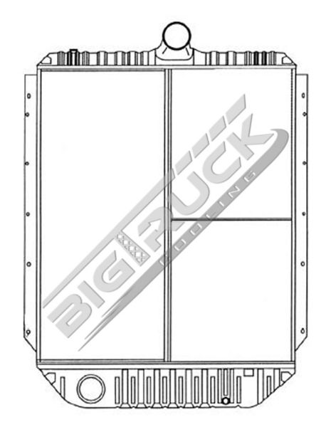 Picture of International Navistar Radiator - Solder On Tank 0437330S
