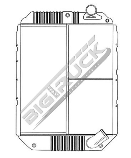 Picture of International Navistar Radiator - Solder On Tank 0437333S