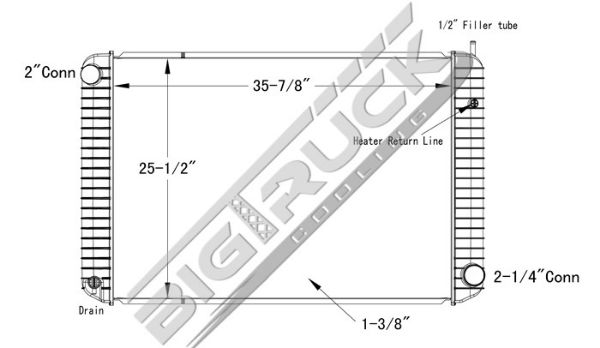 Picture of Chevrolet / GMC Radiator - Plastic Tank 0437334P