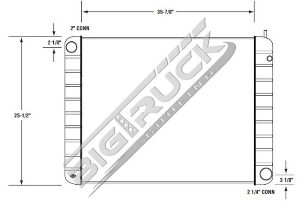 Picture of Chevrolet / GMC Radiator - Solder On Tank 0437334S