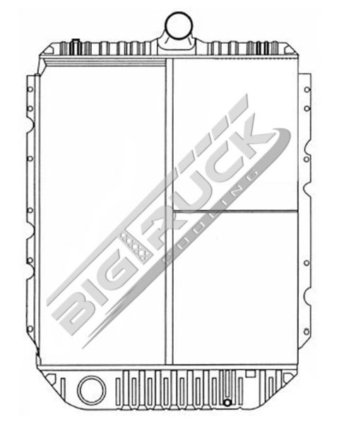 Picture of International Navistar Radiator - Solder On Tank 0437338S
