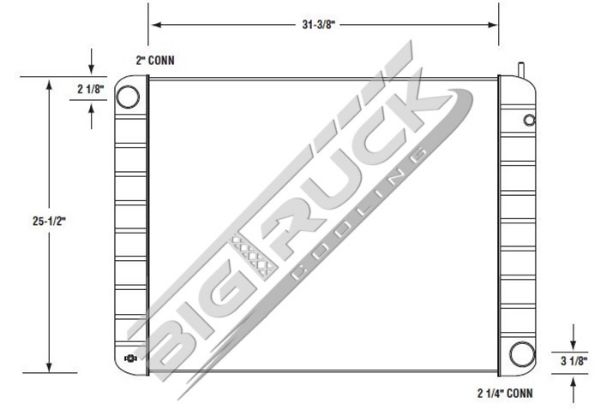 Picture of Chevrolet / GMC Radiator - Solder On Tank 0437349S