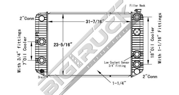 Picture of Chevrolet / GMC Radiator - Plastic Tank 0437369P
