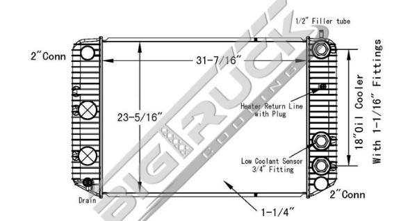 Picture of Chevrolet / GMC Radiator - Plastic Tank 0437378P