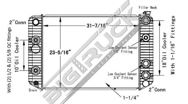 Picture of Chevrolet / GMC Radiator - Plastic Tank 0437379P