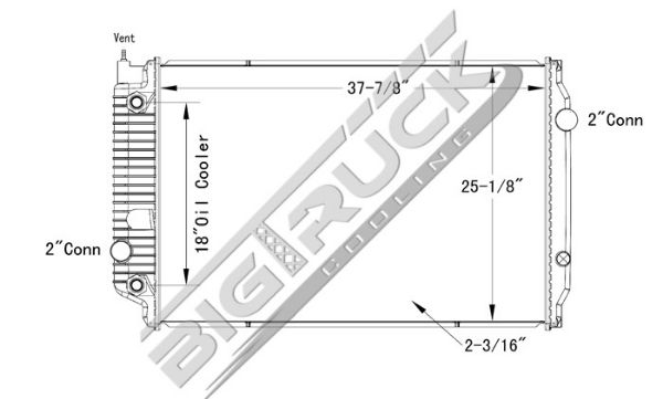 Picture of Magnum, Safari Radiator - Plastic Tank 0437388P