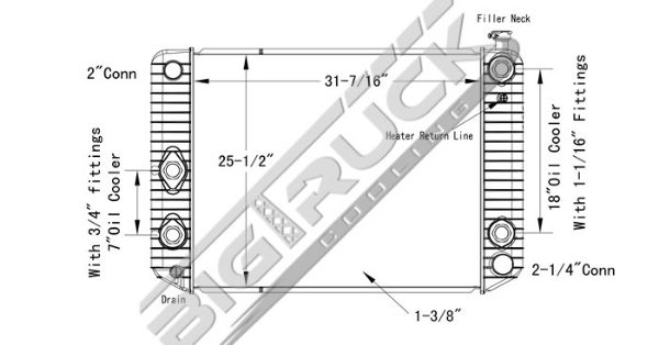 Picture of Chevrolet / GMC Radiator - Plastic Tank 0437427P