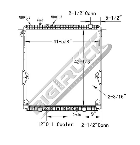 Picture of Freightliner Radiator - Plastic Tank 0437429PF
