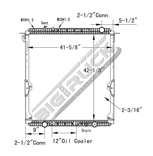 Picture of Freightliner Radiator - Plastic Tank 0437446PF
