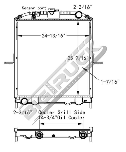 Picture of UD Nissan Radiator - Plastic Tank 0437481P