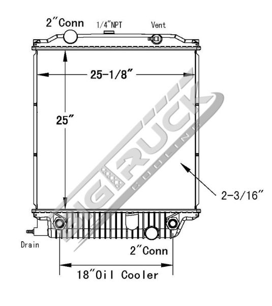 Picture of Spartan Radiator - Plastic Tank 0437491P
