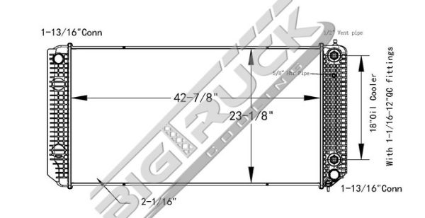 Picture of Chevrolet / GMC Radiator - Plastic Tank 0437574P