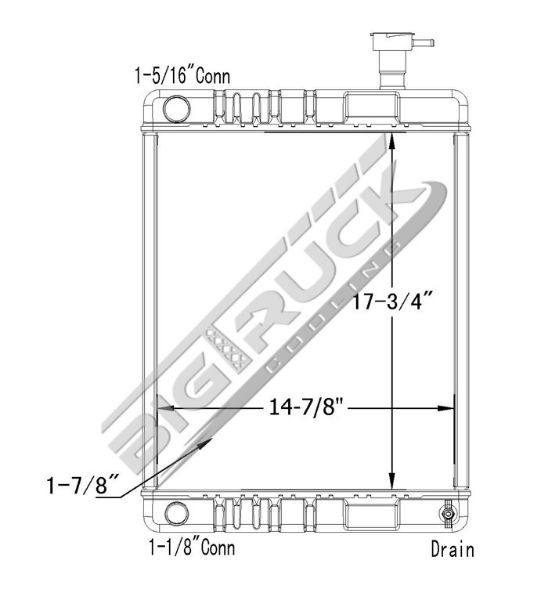 Picture of Lincoln Welder Radiator - All Aluminum TR7700