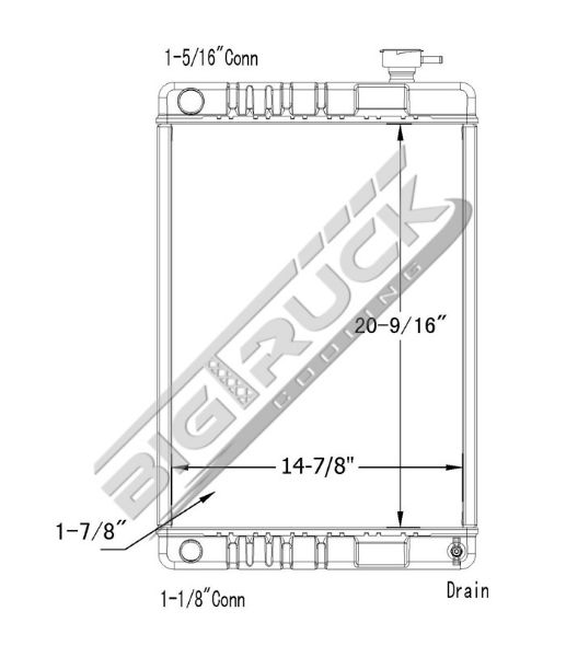 Picture of Lincoln Welder Radiator - All Aluminum TR7701