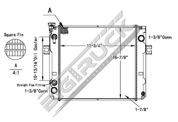 Picture of TCM Radiator - Plastic Tank 0437782