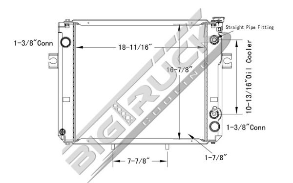 Picture of Hyster, Hyster / Yale, Yale Radiator - Plastic Tank 0437797