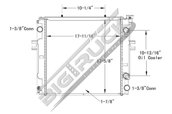 Picture of Toyota Radiator - Plastic Tank 0437799