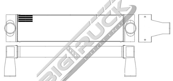 Picture of New Flyer Charge Air Cooler 0441319