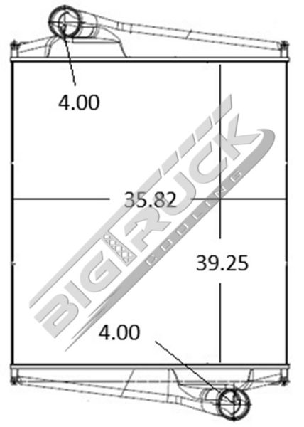 Picture of Prevost Charge Air Cooler 0441341