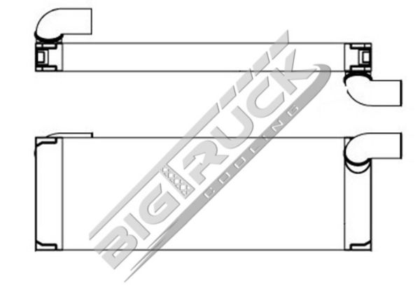 Picture of Motor Coach Industries Charge Air Cooler 0441347