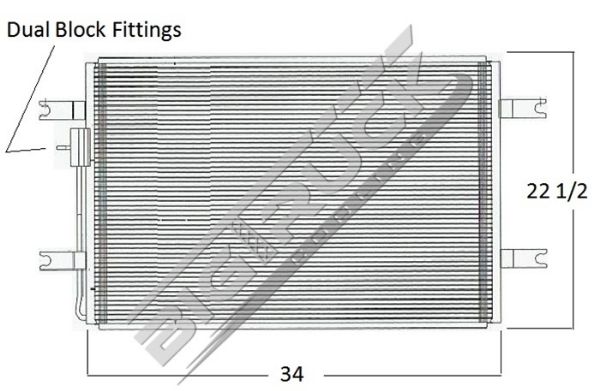 Picture of Freightliner Condenser 0650609