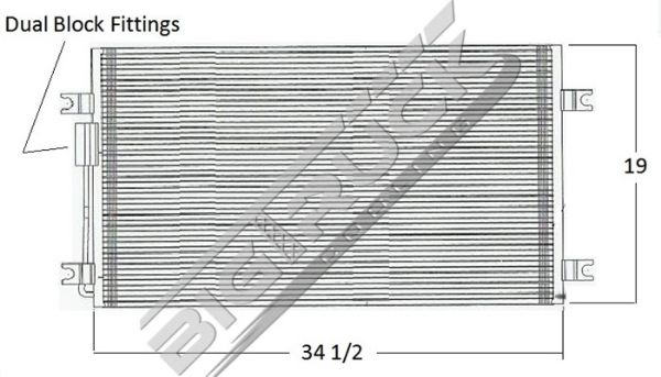 Picture of Freightliner, Sterling Condenser 0650612