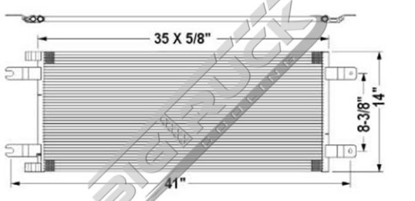 Picture of Kenworth, Peterbilt Condenser 0650715