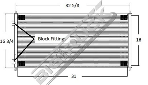 Picture of International Navistar Condenser 0650803