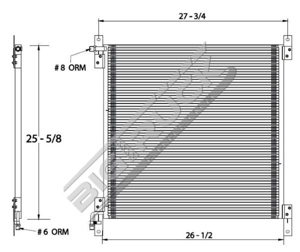 Picture of International Navistar Condenser 0650804
