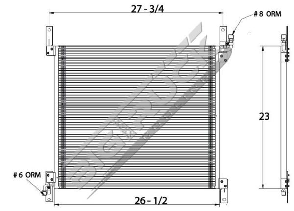 Picture of International Navistar Condenser 0650806