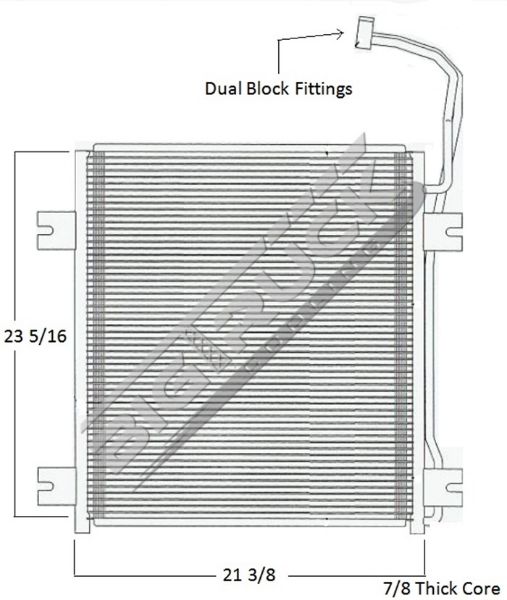 Picture of International Navistar Condenser 0650813