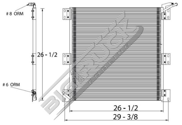Picture of IC Corporation, International Navistar Condenser 0650815