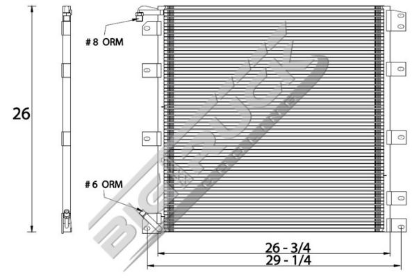 Picture of IC Corporation, International Navistar Condenser 0650827