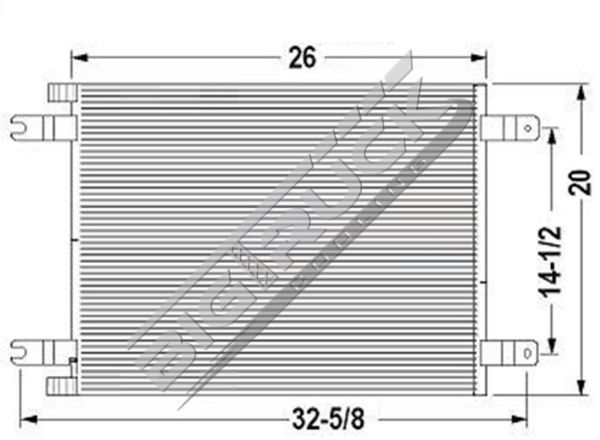 Picture of Kenworth Condenser 0651005