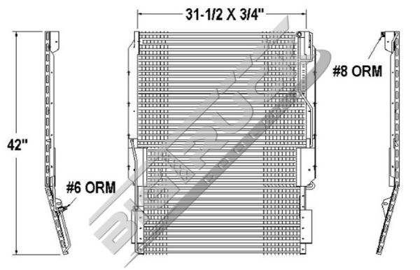 Picture of Kenworth Condenser 0651007