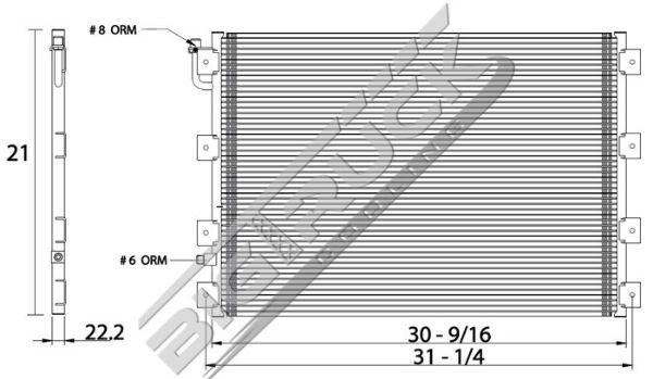 Picture of Kenworth Condenser 0651009