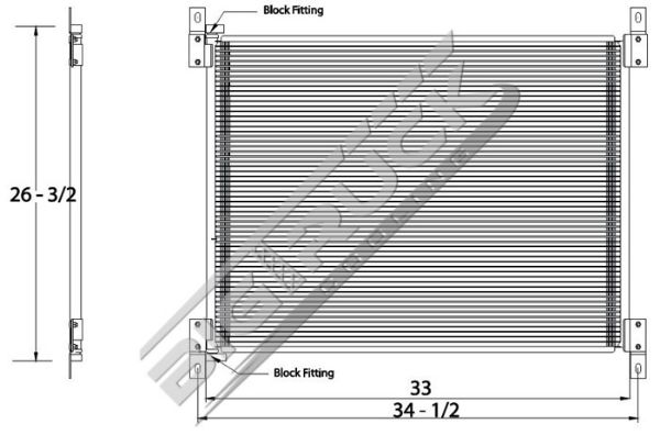 Picture of Kenworth Condenser 0651014