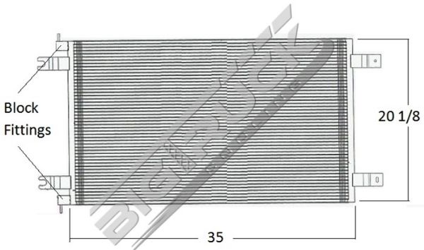 Picture of Peterbilt Condenser 0651400