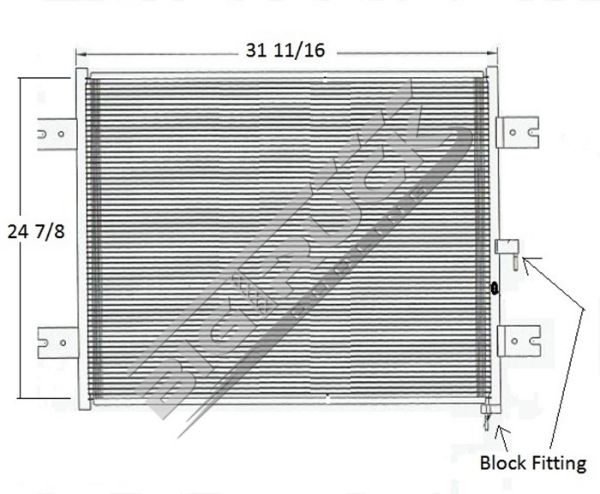 Picture of Peterbilt Condenser 0651401