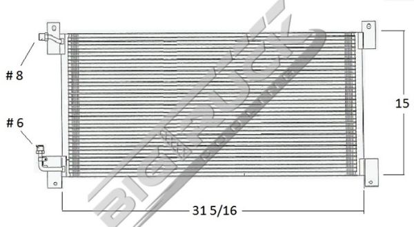 Picture of Peterbilt Condenser 0651403