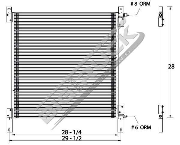 Picture of Peterbilt Condenser 0651414