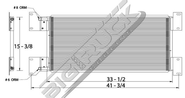Picture of Chevrolet / GMC, Volvo, White Condenser 0651606