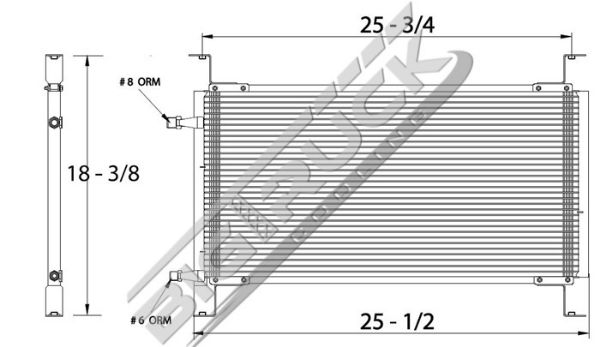 Picture of Chevrolet / GMC, Volvo, White Condenser 0651611